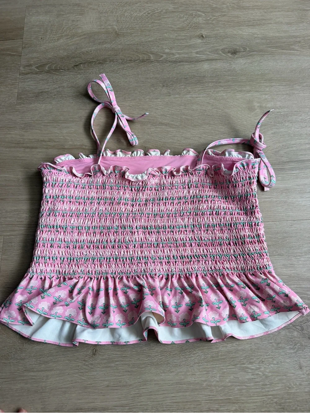 Vineyard Vines Floral 2-Piece Swim Suit Tankini Girls SZ L